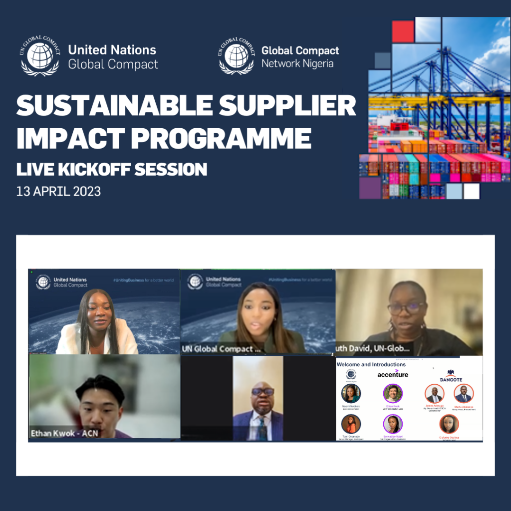 Sustainable Supplier Impact Programme (SSIP) Nigeria